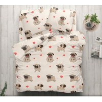Pugs Bed Linen Set