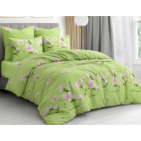 Vanilla Light Green Bed Linen Set