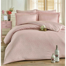 Постільна білизна PUDRA CLASSIK DAMASK Жакард MERISET - Сімейний на резинці (550647)