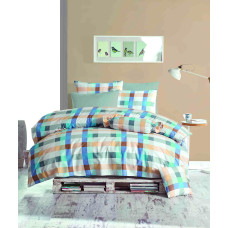 Комплект постельного белья Majoli Ekose Blue