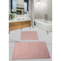 Набор ковриков для ванной комнаты Diva  Forest Pudra  60*100+50*60