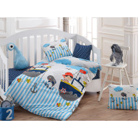 Постельное белье Class Mico v1 Mavi 100x150