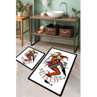 Набір килимків для ванної кімнати Chilai Home   Joker  60*100+50*60