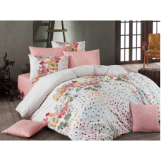 Постельное белье Majoli Sara v3 Лососевый 200x220
