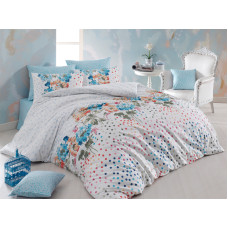Постельное белье Majoli Sara v4 Mavi 200x220
