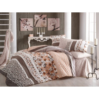 Постельное белье Majoli Laviva v4 Кофе 200x220
