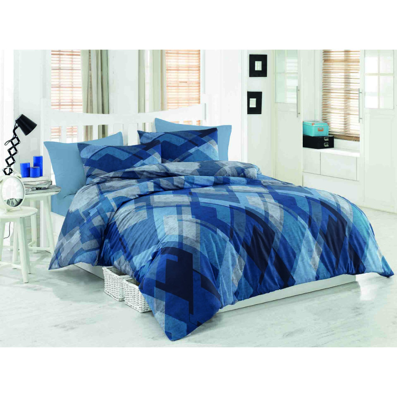 Постельный комплект Majoli Mosaic Mavi
