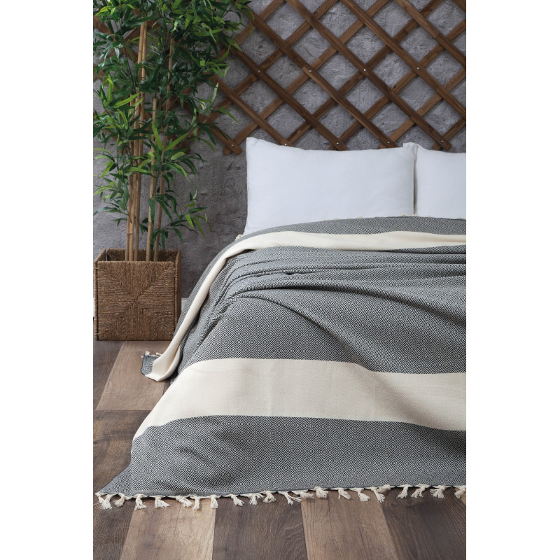 Плед Diva Lise Black 205*200
