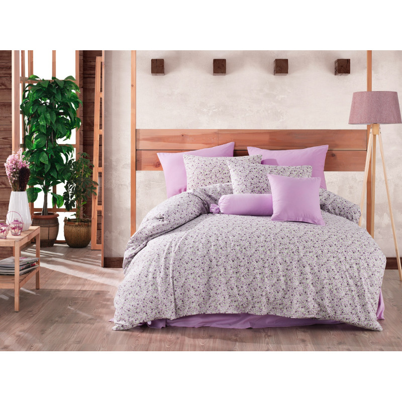 Комплект постельного белья Majoli Lily Lilac 200x220