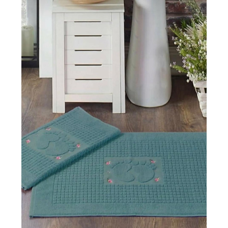 Напольное полотенце Diva Aliya Green 50x70