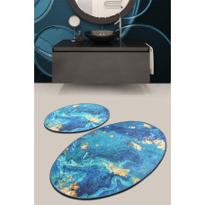 Набор ковриков для ванной Chilai Home MARBLING DJT 60x100+50x60
