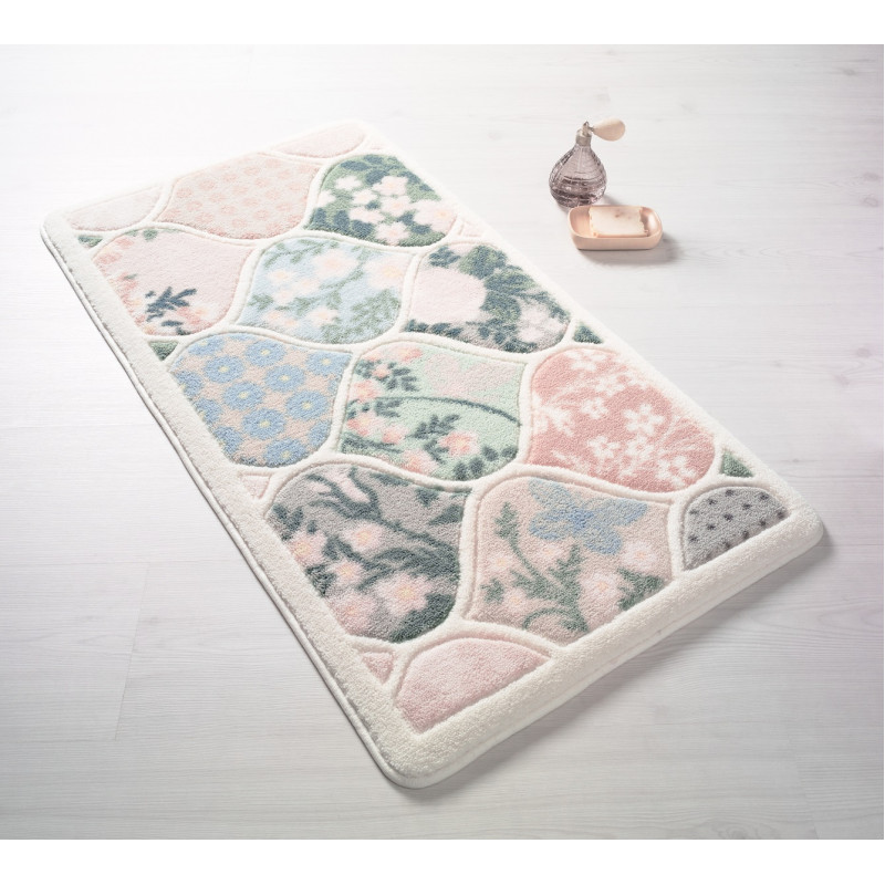 Ванный коврик Confetti Flower Market Pembe 57*100
