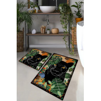 Набор ковриков для ванной комнаты Chilai Home Schwarz 60*100+50*60
