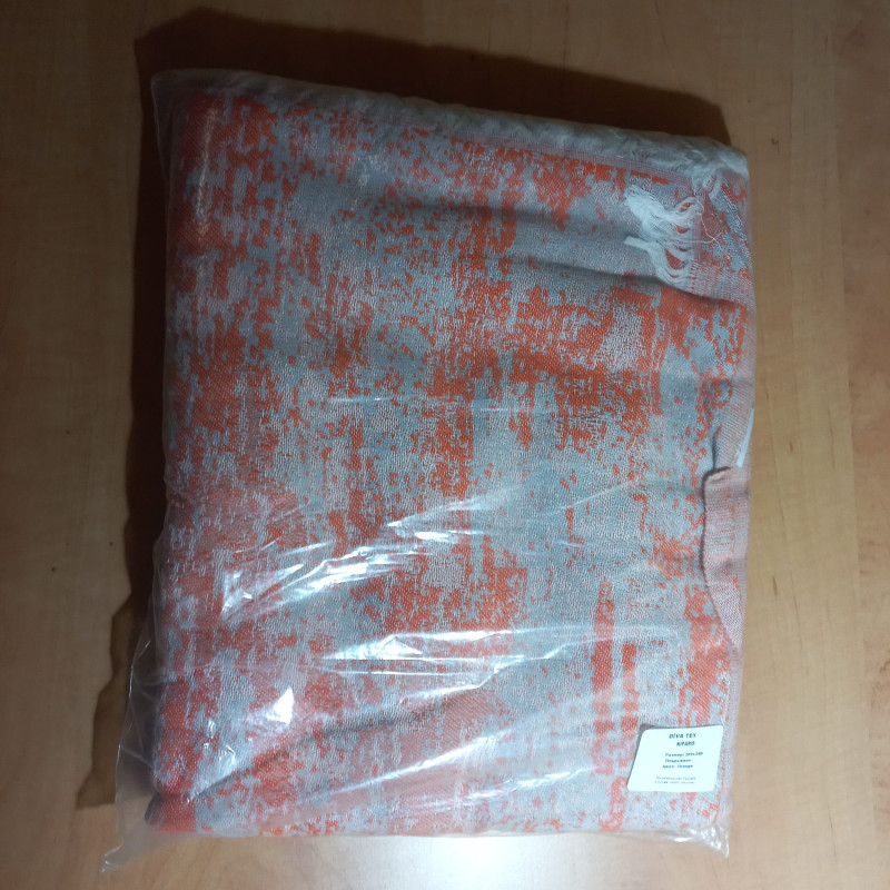 Плед Diva Кипарис Сомон 200*240
