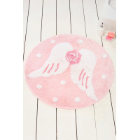 Ванный коврик Chilai Home Melek Pembe Yuvarlak
