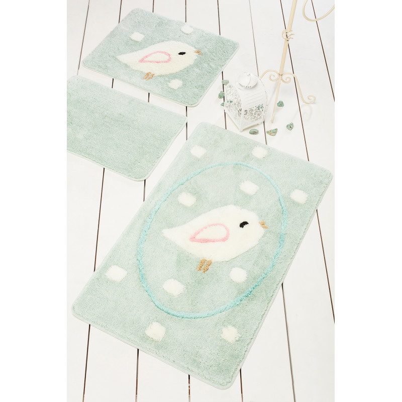 Коврик для ванной Chilai Home Birdie Mint
