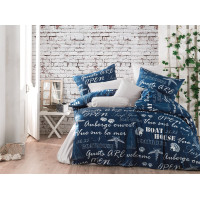 Комплект постельного белья Majoli Boathouse Blue 200x220