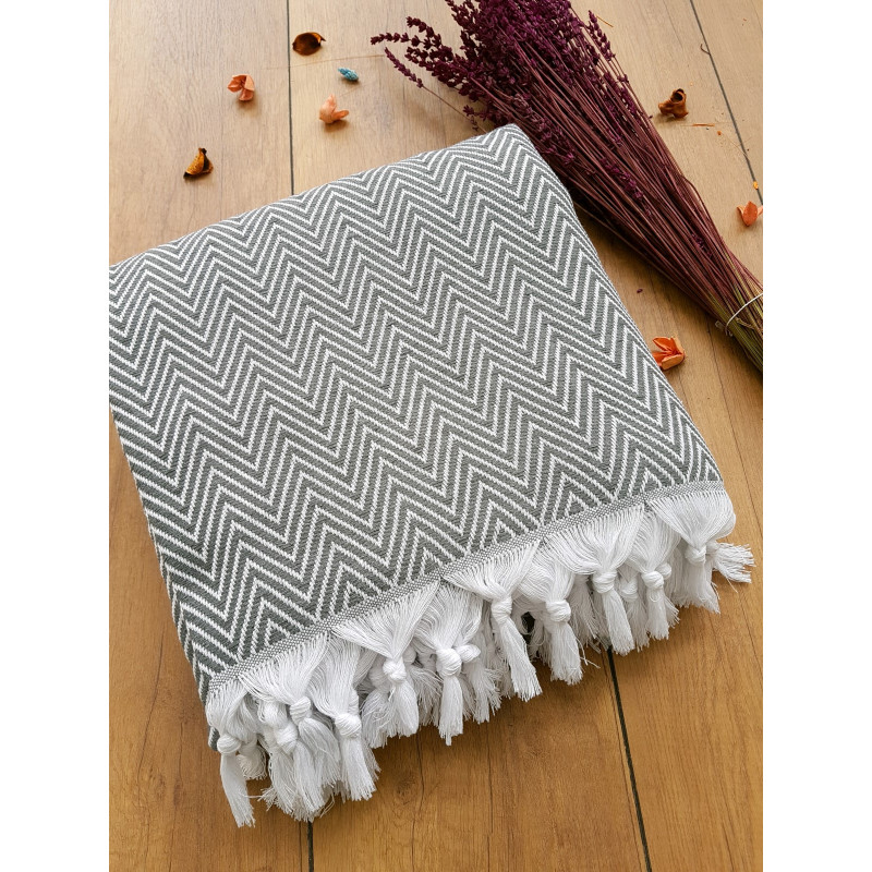 Плед Diva Jade Grey 205*200
