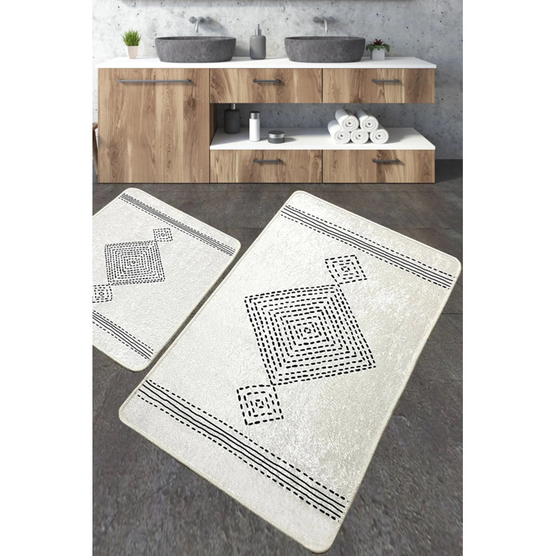 Коврик для ванной комнаты Chilai Home TATIANA 60*100+50*60
