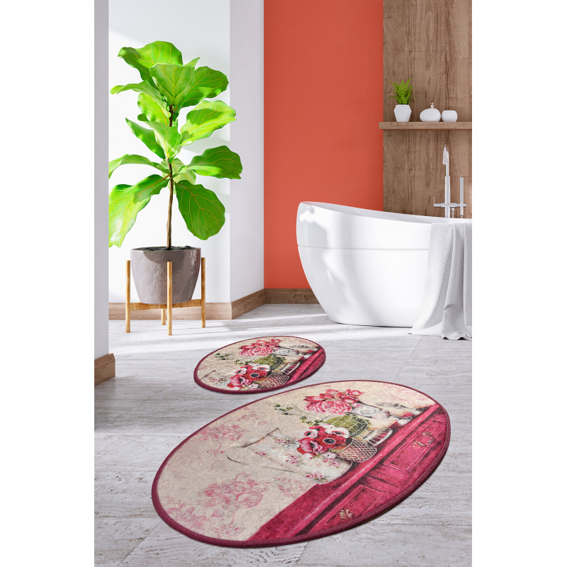 Набор ковриков для ванной Chilai Home VINTAGE DJT 60x100+50x60
