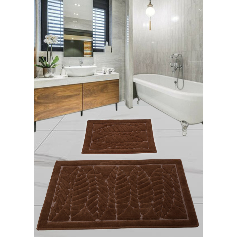 Набор ковриков для ванной комнаты Diva Forest Brown 60*100+50*60

