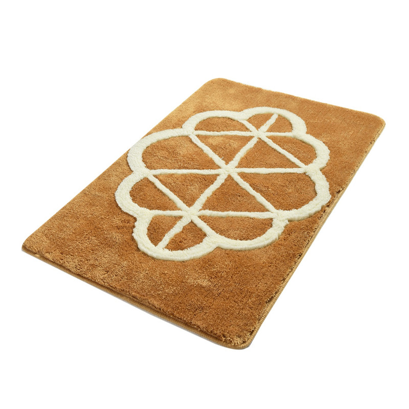 Коврик для ванной Chilai Home Sofya Карамель 60x100
