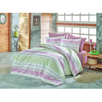 Комплект постельного белья Majoli Morel Pembe