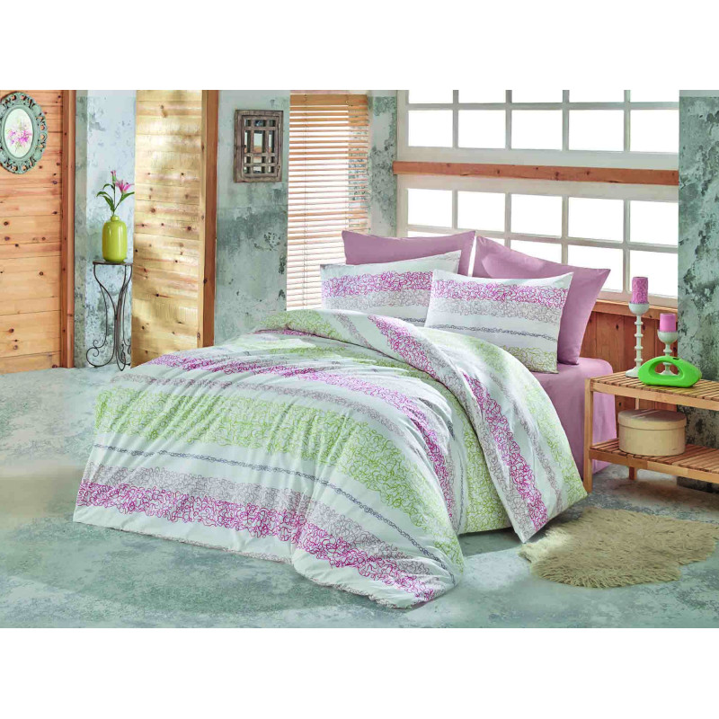 Постельный комплект Majoli Morel Pembe
