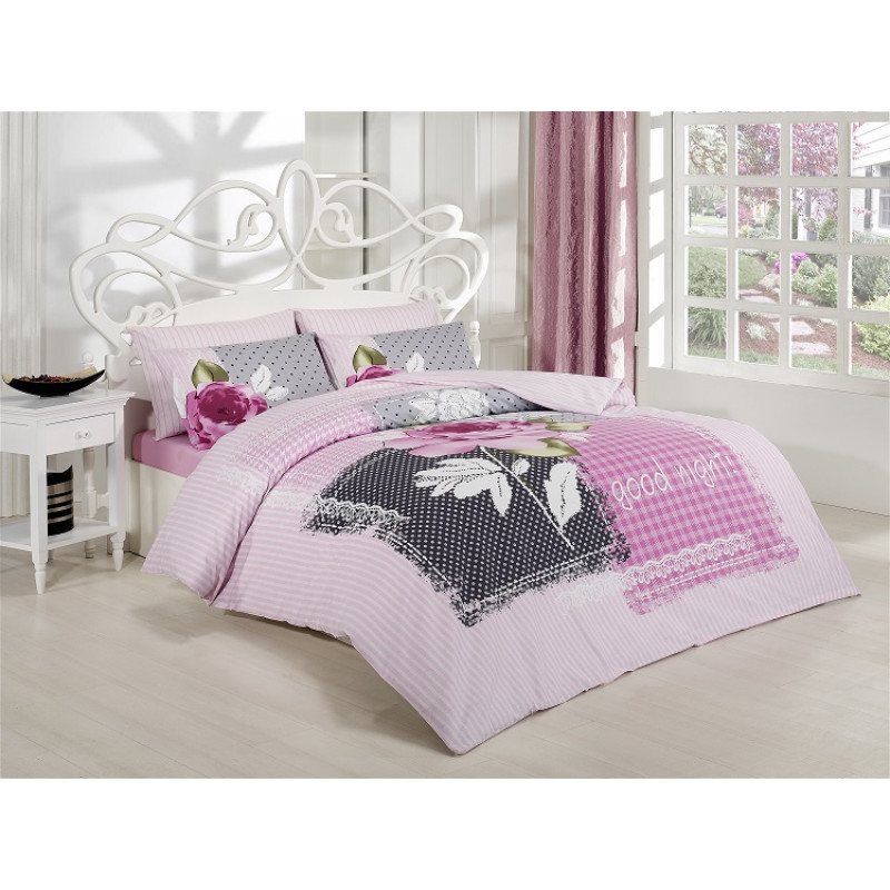 Постельное белье Majoli ранфорс Ornella 200x220
