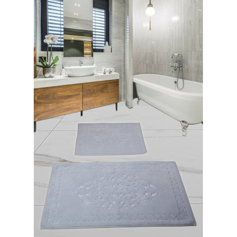 Набор ковриков для ванной комнаты Diva Liza Grey 60*100+50*60
