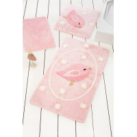 Коврик для ванной Chilai Home Birdie Pink