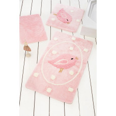 Коврик для ванной Chilai Home Birdie Pink
