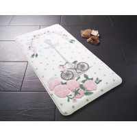 Ванный коврик Confetti Vintage Bike Pembe
