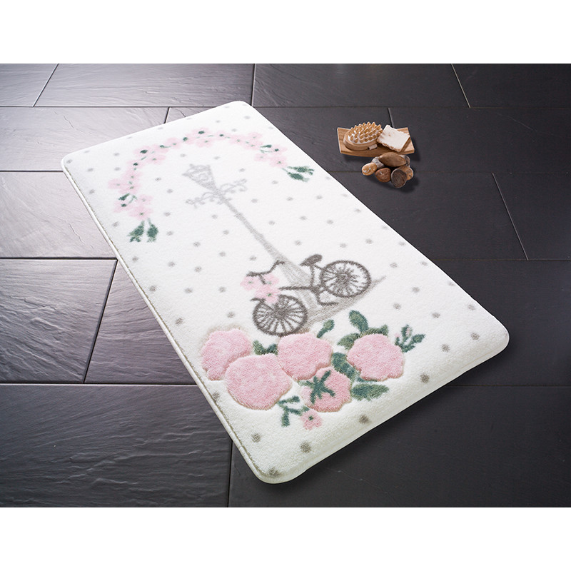 Ванный коврик Confetti Vintage Bike Pembe
