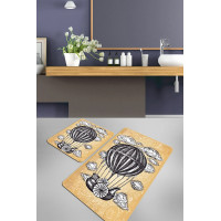 Набір килимків для ванної кімнати Chilai Home  Propeller   60*100+50*60