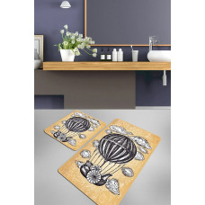 Набор ковриков для ванной комнаты Chilai Home Propeller 60*100+50*60
