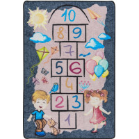 Коврик в детскую комнату Confetti Street Game Gri 100x150
