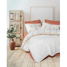 Комплект постельного белья Cotton Box Candy Milis Kiremit
