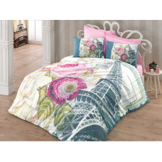 Комплект постельного белья Cotton Box Floral Eifyl Murdum  (This is already in Russian)

The text is already in Russian.  There's no need for translation.  The only possible change would be to adjust the spelling or transliteration of 