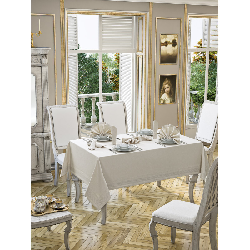 Скатерть Tabe Honey Collection бежевая
