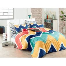 Постельный комплект Majoli Zigzag Blue

