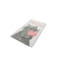 Коврик для ванной Chilai Home  Kedicik Beyaz   60x100