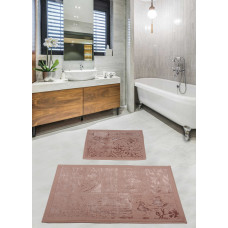 Набор ковриков для ванной комнаты Diva Maxstile Pudra 60*100+50*60
