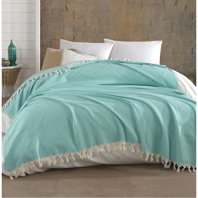 Плед Diva Summer Голубой 205*200
