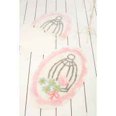 Коврик для ванной Chilai Home Sweet Bird Pink
