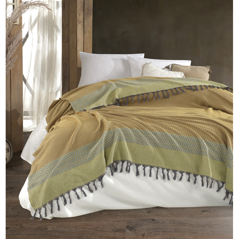 Плед Diva Special Горчичный 205*200
