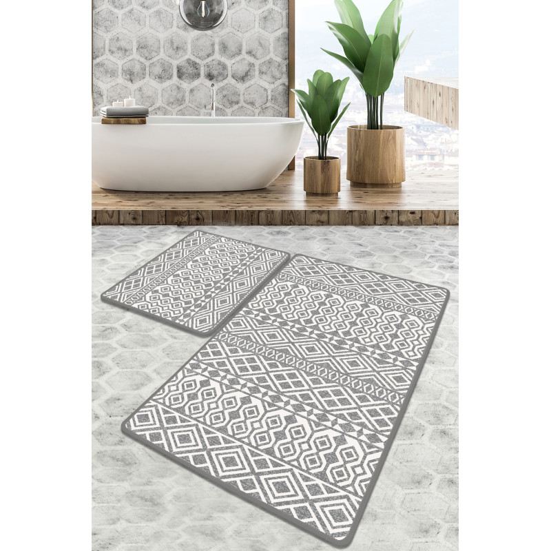 Набор ковриков для ванной Chilai Home ORDER BANYO HALISI DJT 60x100+50x60
