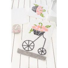 Коврик для ванной Chilai Home Alacati Pink
