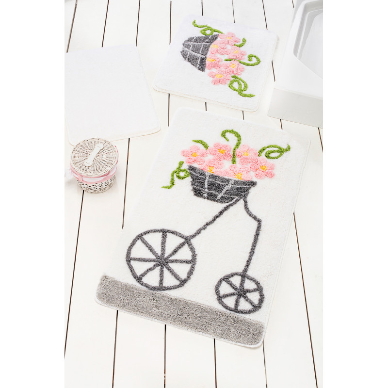 Коврик для ванной Chilai Home Alacati Pink
