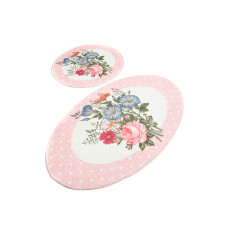 Набор ковриков для ванной Chilai Home COCO DJT 60x100+50x60
